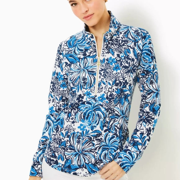 NWT Lilly Pullizer UPF 50+ Skipper Popover - Small